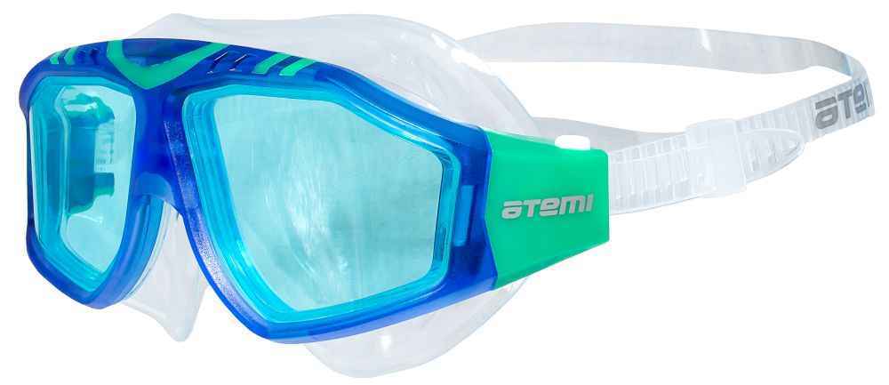 Очки-полумаска для плавания Atemi, силикон, Z501