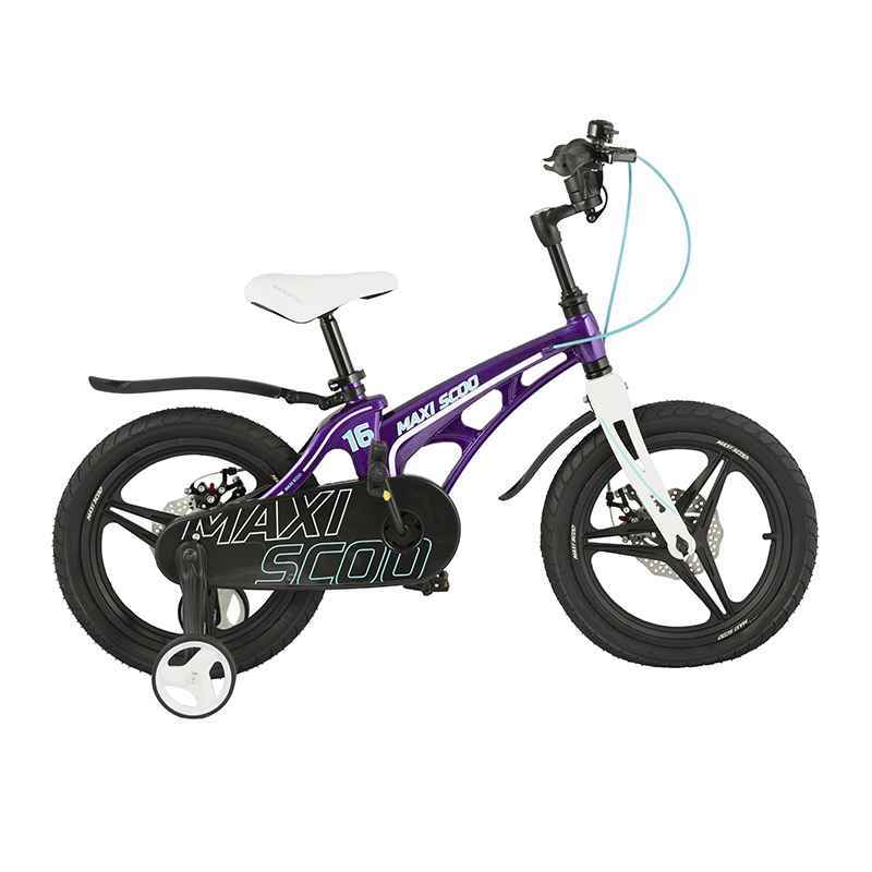 

Детский двухколесный велосипед Maxiscoo, Серия "Cosmic" (2022), Делюкс 16"
